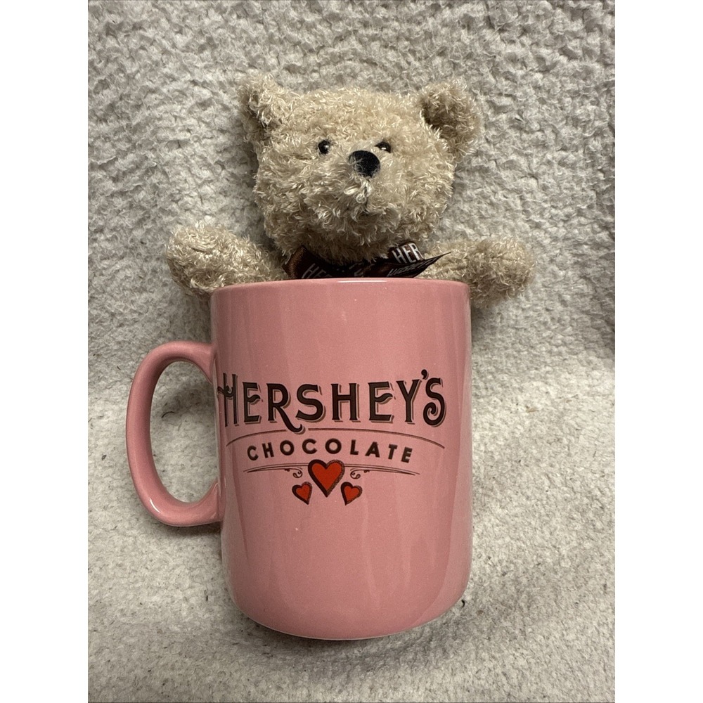 HERSHEY'S CHOCOLATE COFFEE MUG - 28 oz. - &‎ HERSHEY'S PLUSH BEAR - by GALERIE